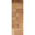 8.3mm E1 AC3 HDF Woodgrain Texture Teak Waxed Edged Laminated Flooring